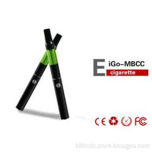14mm Black EGO Clearomizer Starter Kit Clearomizer With 1.6